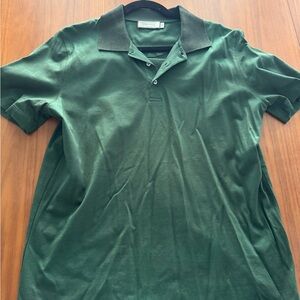 Canali Dark Green Polo Shirt 50It / 40Us